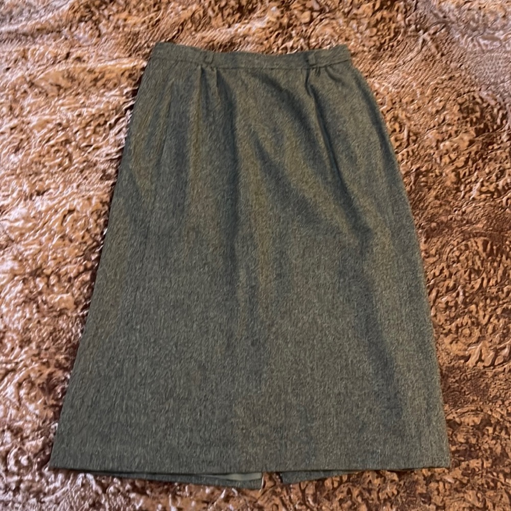 Vintage wool pencil skirt